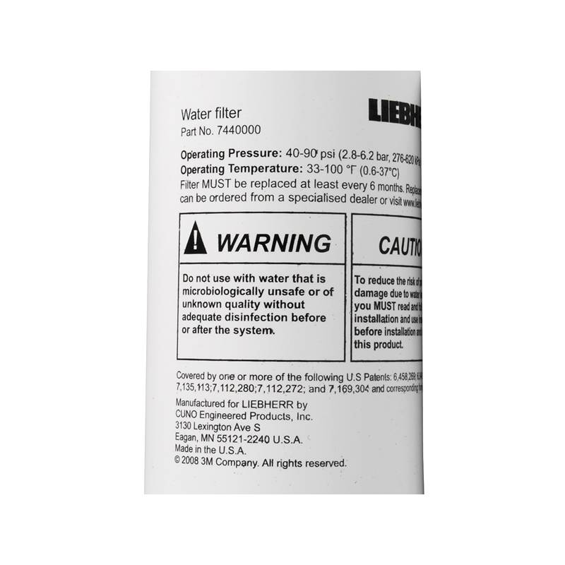 Liebherr 7440000 Filtre Frigo d'Origine