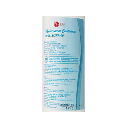 LG M7251242FR-06 (ADQ32617701) Filtre Frigo d'Origine